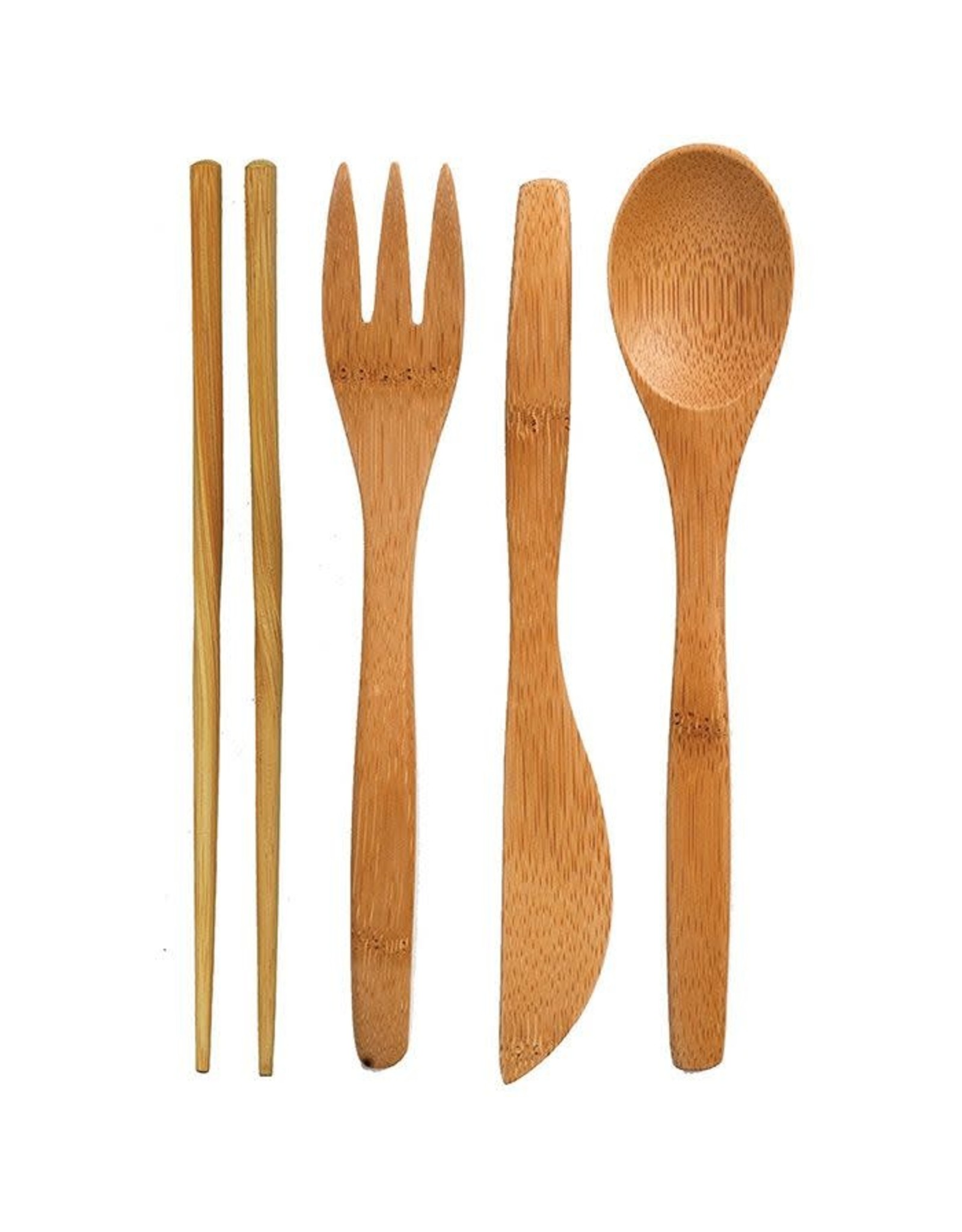 To-Go Ware Bamboo Utensil Set 4 pc. Agave