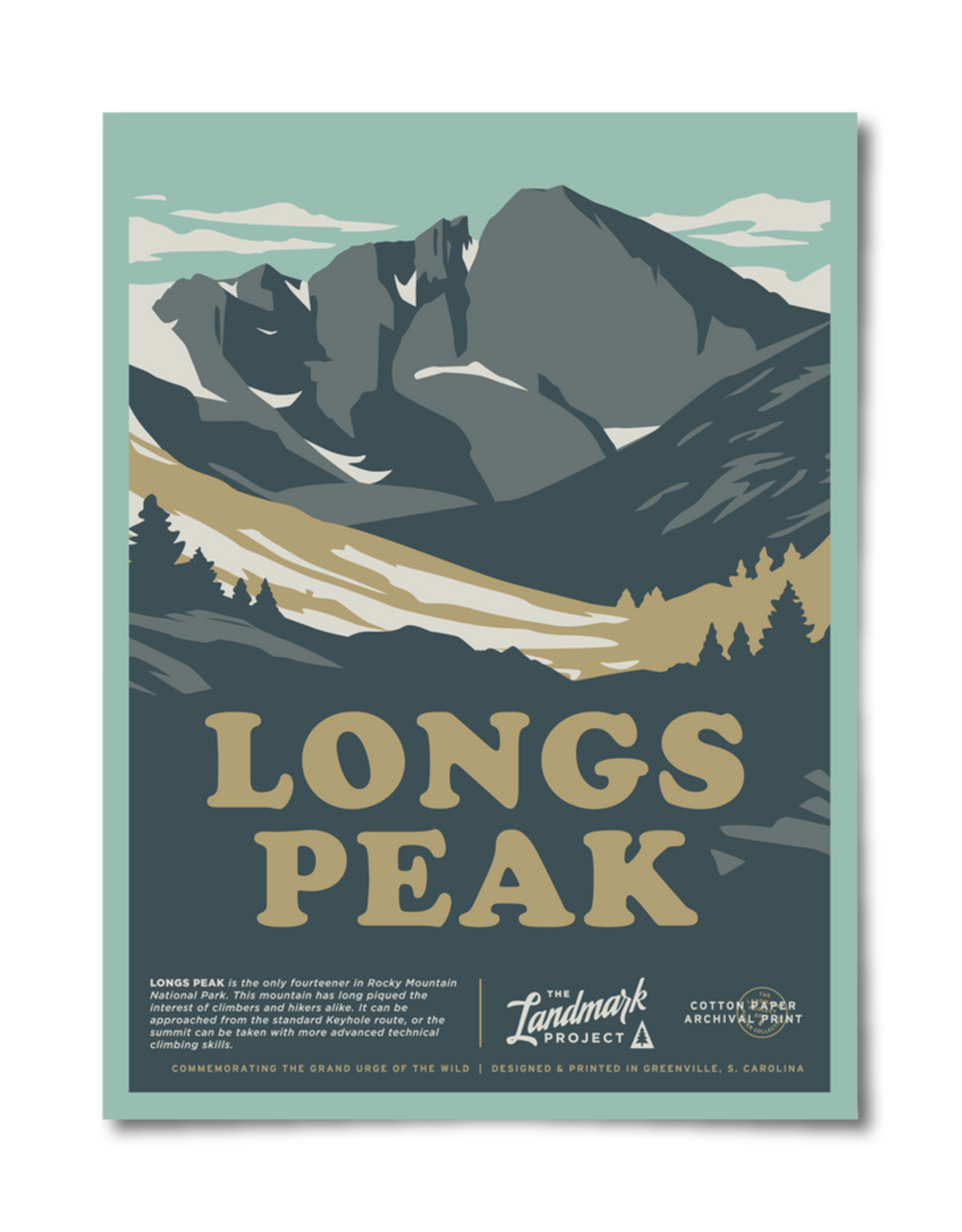 The Landmark Project The Landmark Project - Longs Peak Poster