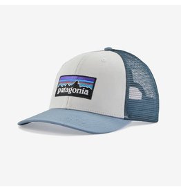 Patagonia Patagonia P-6 Logo Trucker Hat White w/Light Plume Grey (WLGY)