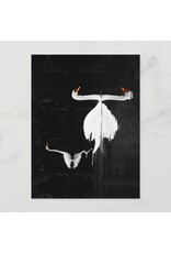 Swan Reflection Postcard