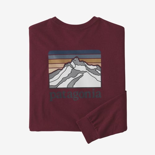 Patagonia M's Long-Sleeved Line Logo Ridge Responsibili-Tee