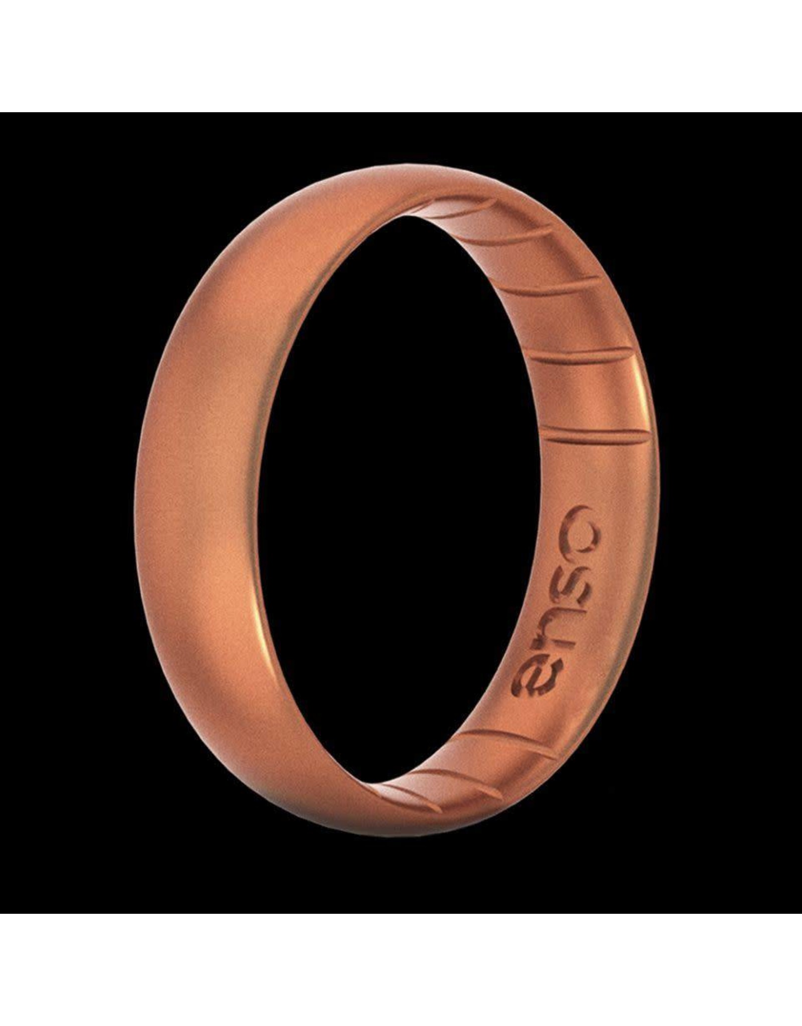 Enso Rings Thin Elements Series Silicone Ring - Copper - 6