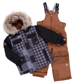 Nano Noruk Insulated Patchwork Plaid Snowsuit (Y)