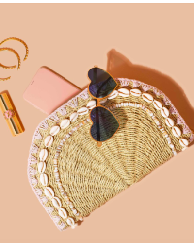 gold shell clutch