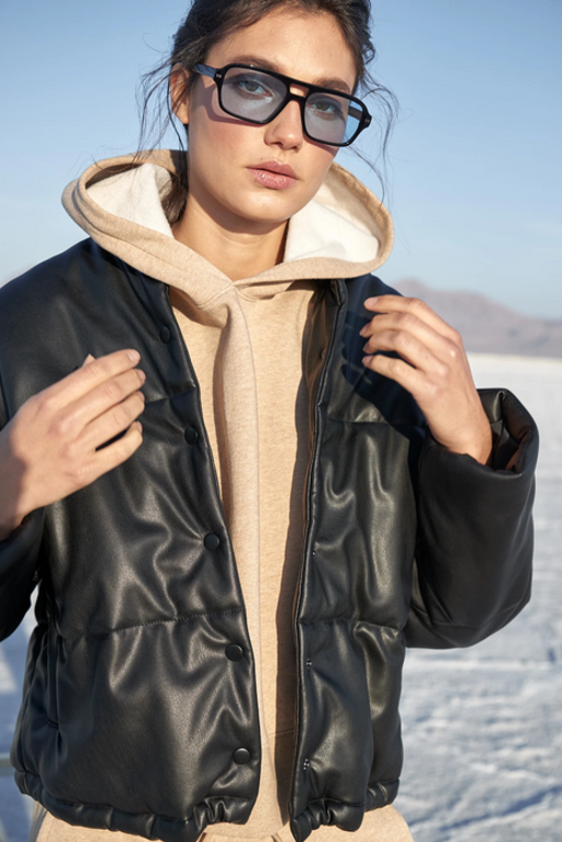 the rail hooded puffer jacket