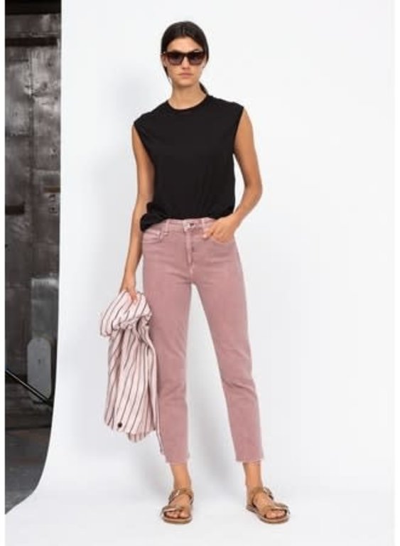 Rag Bone Nina High Rise Ankle Crop Light Plum Peter Kate