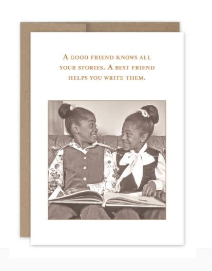 Shannon Martin Design SM Card - A Best Friend Helps You Write Them (713)