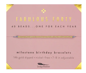 Lucky Feather Lucky Feather - Birthday Milestone Bracelets