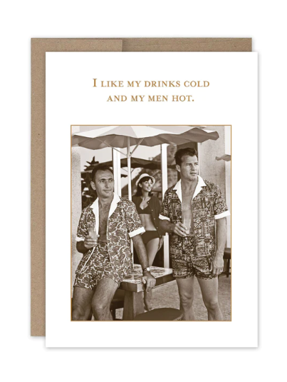 Shannon Martin Design SM Card - Drinks Cold Men Hot (SM680)