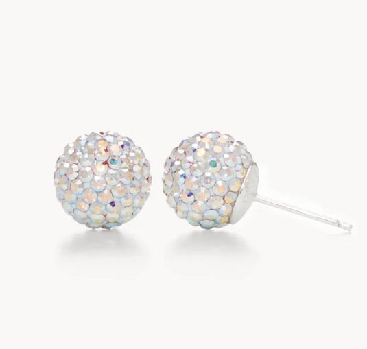 Hillberg and berk on sale sparkle ball earrings