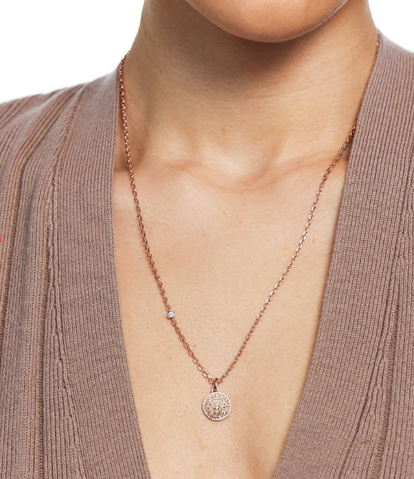 Hillberg Berk H B Sparkle Ball Halo Pendant Necklace