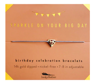Lucky Feather Lucky Feather - Birthday & Sentiment Bracelets