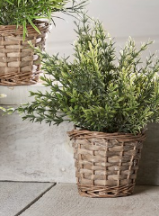 Giftcraft Giftcraft - Grass & Willow Plant Basket