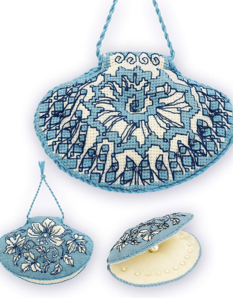 Riolis Cross Stitch - Shell Pincushion