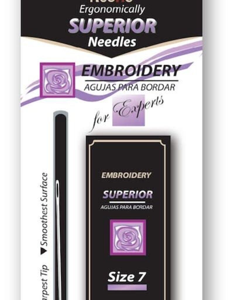 Superior Needles Embroidery/Crewel Needles Size 7