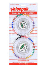 Twin Pin Needles - Multicoloured