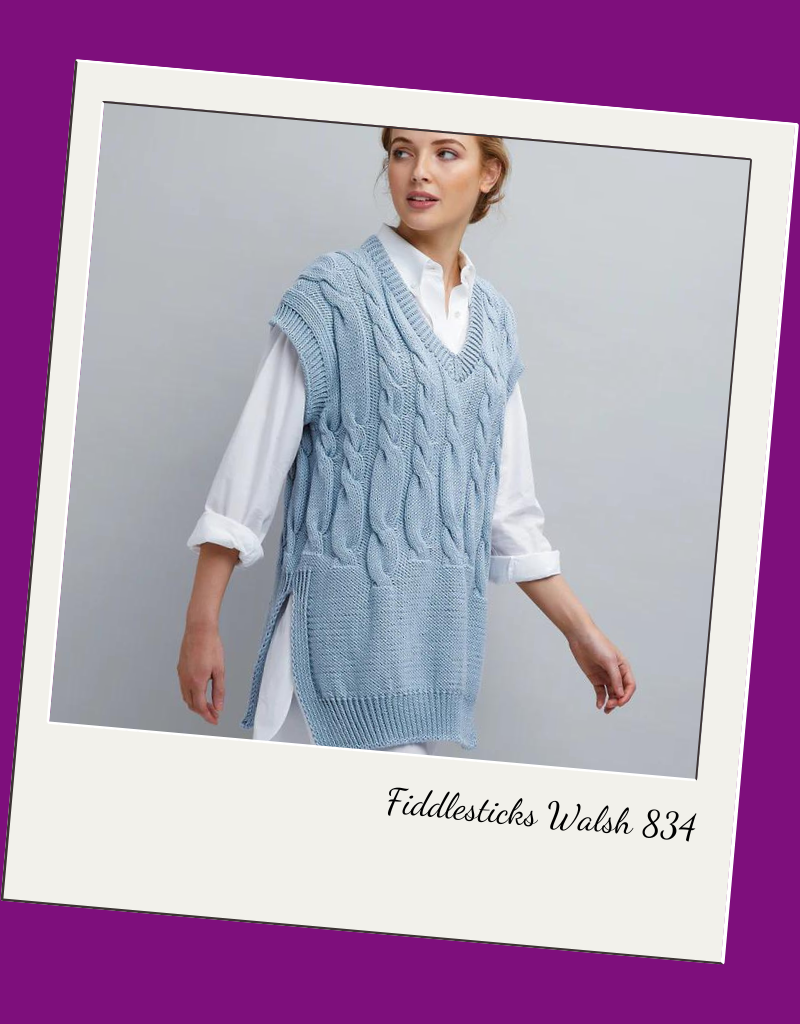 Fiddlesticks Ladies Sweater Knitting Patterns