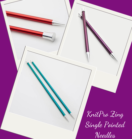 KnitPro Zing Single Pointed Needles