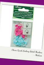 Clover Quick Locking Stitch Markers - Medium
