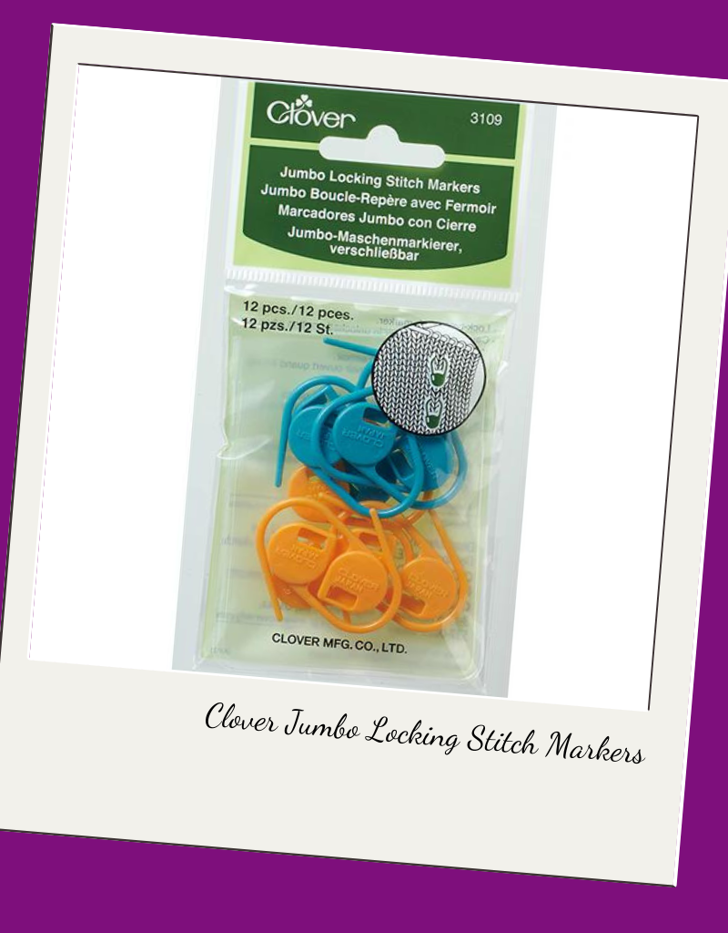 Clover Jumbo Locking Stitch Markers