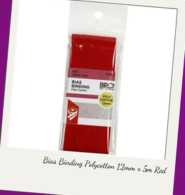 Birch Bias Binding Polycotton 12mm x 5m