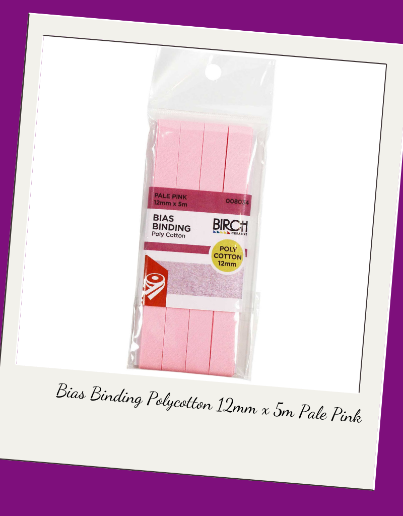 Birch Bias Binding Polycotton 12mm x 5m