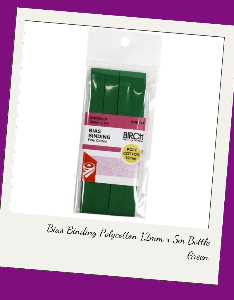 Birch Bias Binding Polycotton 12mm x 5m