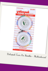 Twin Pin Needles - Multicoloured