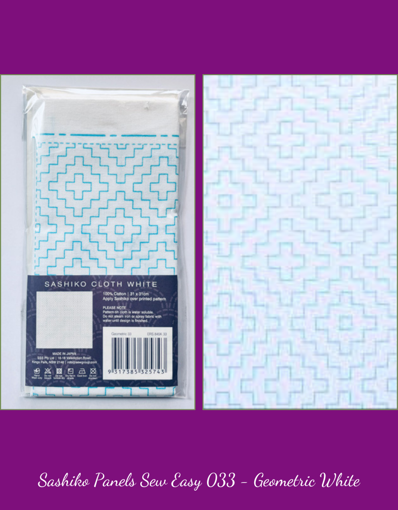 Sashiko Panels Sew Easy