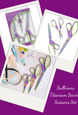 Sullivans Titanium Sewing Scissors Set
