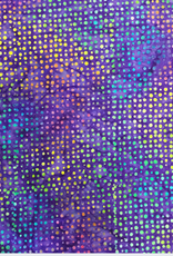 Batik Australia Bright Mandala Range - 1239 - Purple with Coloured Spots