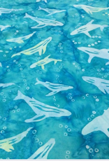 Batik Australia Tropical Delight Range - 1706 - Blue Sperm Whales
