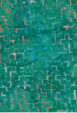 Batik Australia Opal Range - 1431  Teal Half Squares