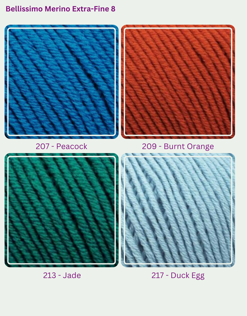 Bellissimo Merino Extra-fine 8
