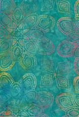 Batik Australia Bright Mandala Range - 1242 Teal