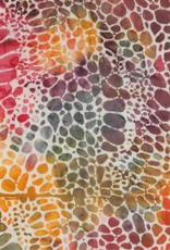 Batik Australia Opal Range - 1414 Red/Orange/Grey Pebbles