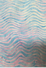 Batik Australia Tropical Delight Range - 1724 Wavy Lines on Light Blue
