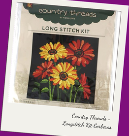 Long Stitch Kit - Gerberas
