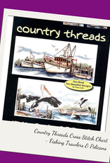 Cross Stitch Chart - Fishing Trawlers & Pelicans