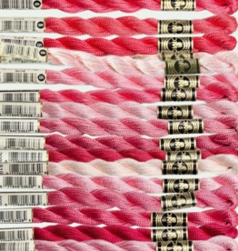 DMC Perle Cotton Size 5 Skeins Column 2 - Blushing Pinks