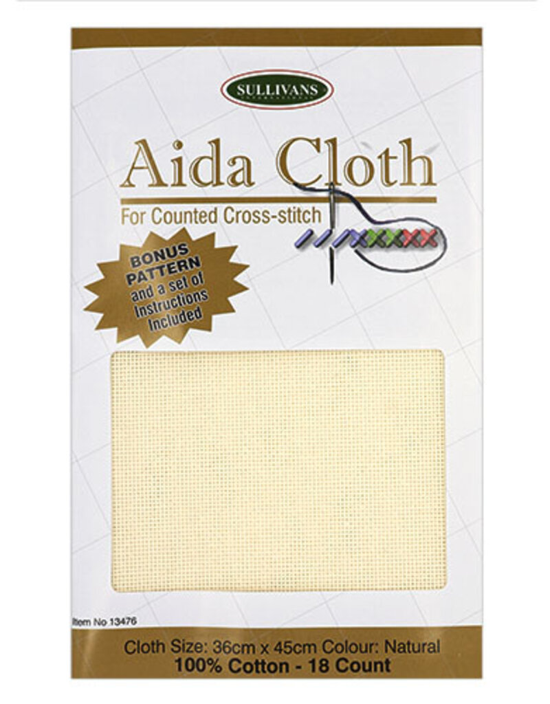 Sullivans Aida Cloth 18 Count 36 x 45cm