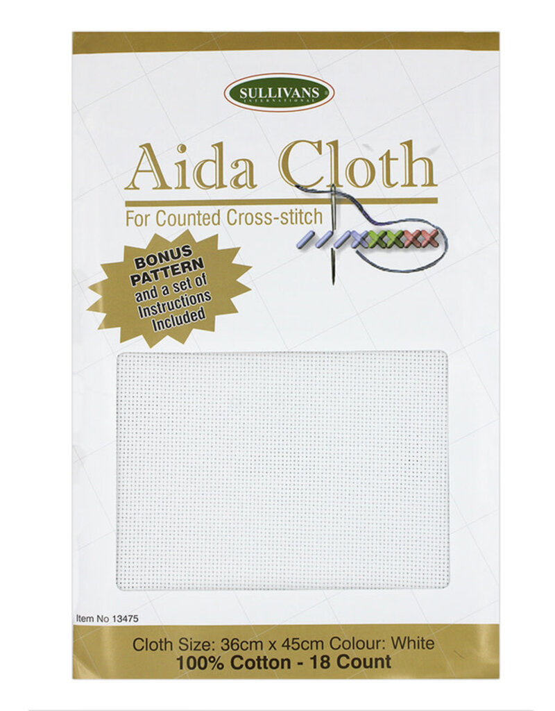 Sullivans Aida Cloth 18 Count 36 x 45cm