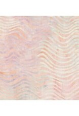 Batik Australia Cotton Batik  Blue with light mauve wavy lines