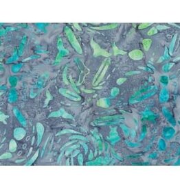 Batik Australia 100% Cotton Batik Blue under the sea theme