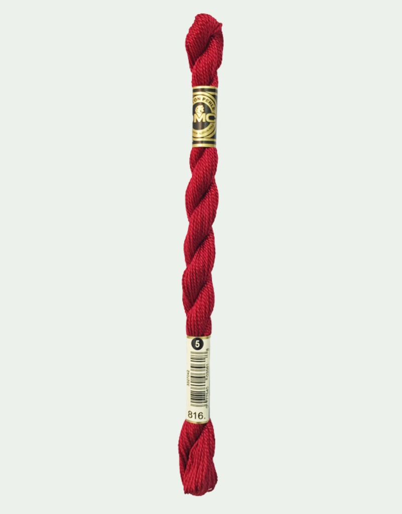 DMC Perle Cotton Size 5 Skeins Column 1 - Fiery Reds