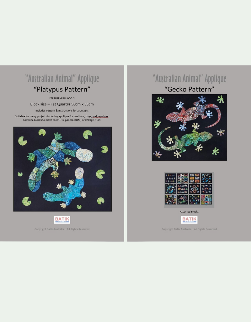 Batik Australia Applique Pattern