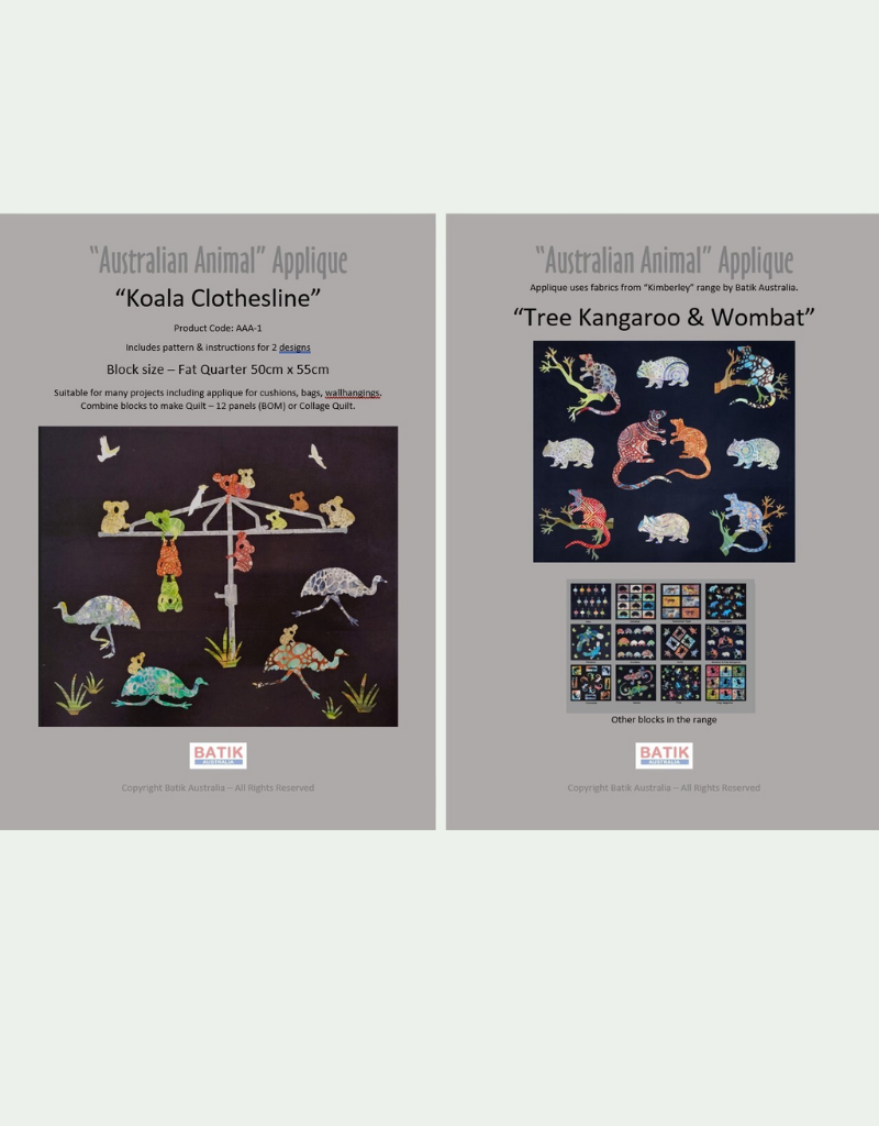 Batik Australia Applique Pattern