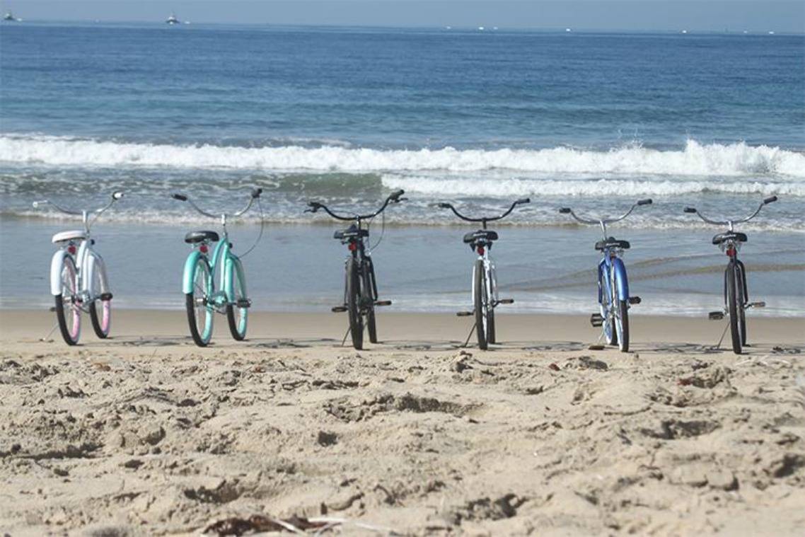 bikes on beach