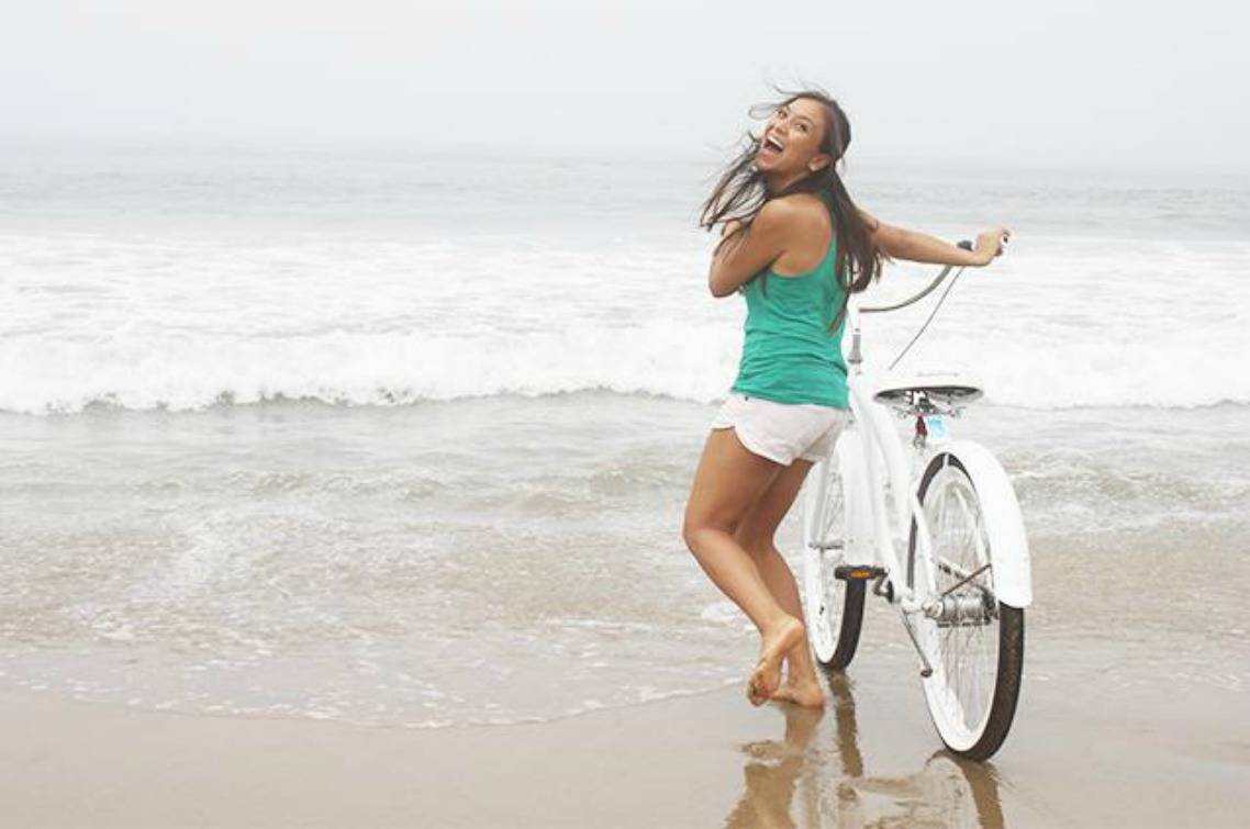 Girl on Bike