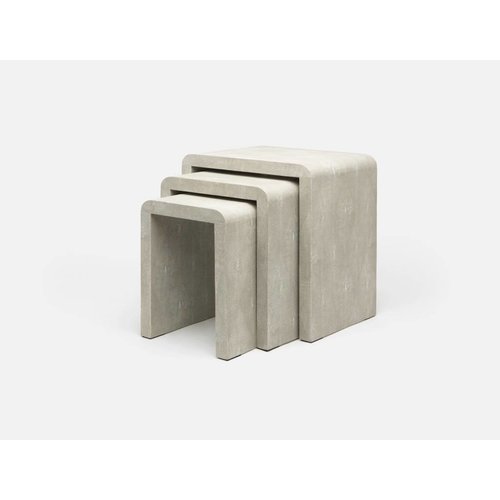 Nesting tables sand shagreen Nesting tables sand shagreen